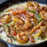 Shrimp and Queso One Pan