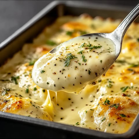 Smooth Garlic Parmesan Sauce