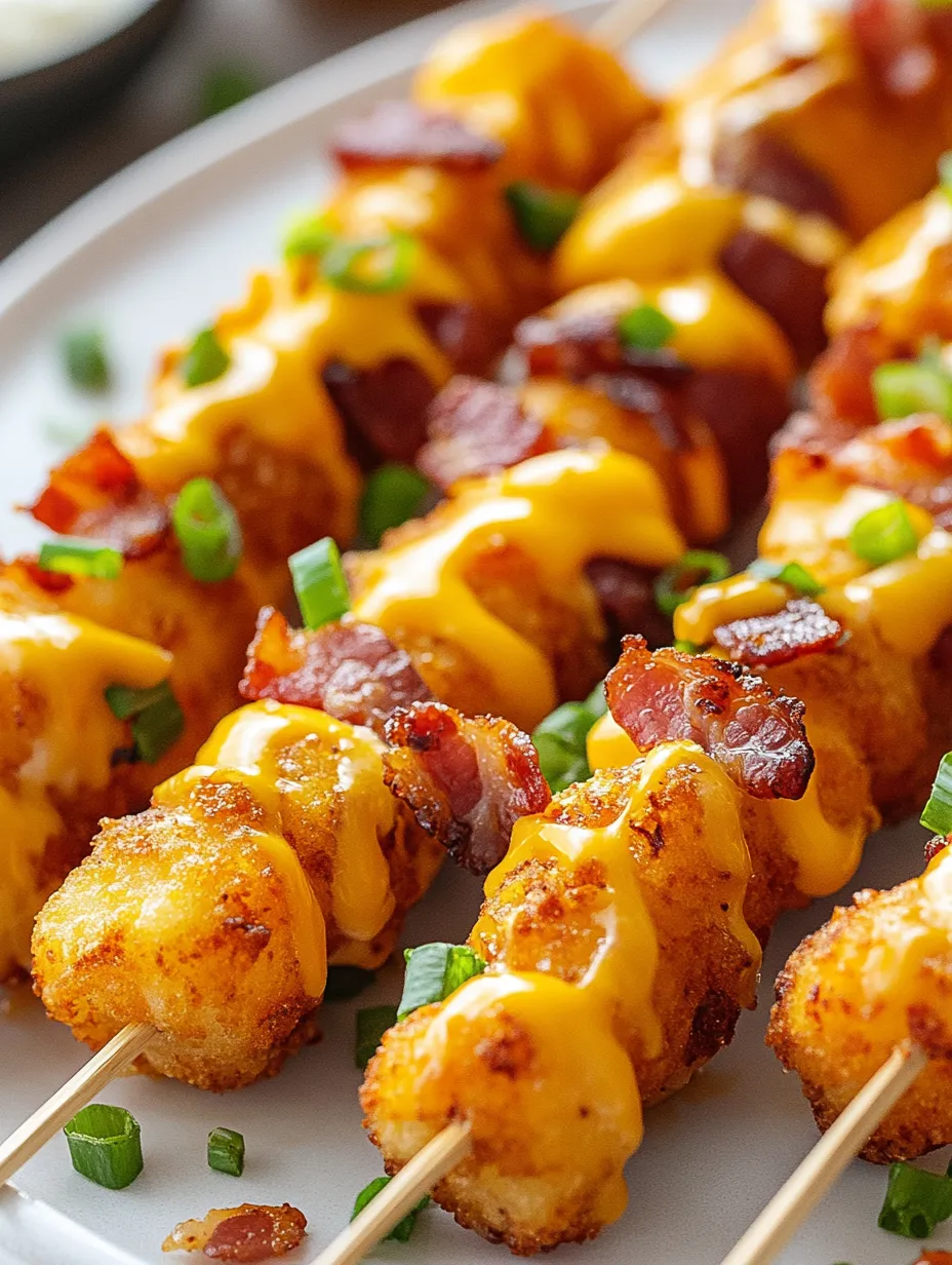 Tater Tot Skewers