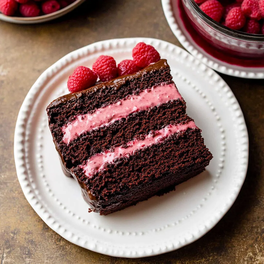 Chocolate Raspberry Cake