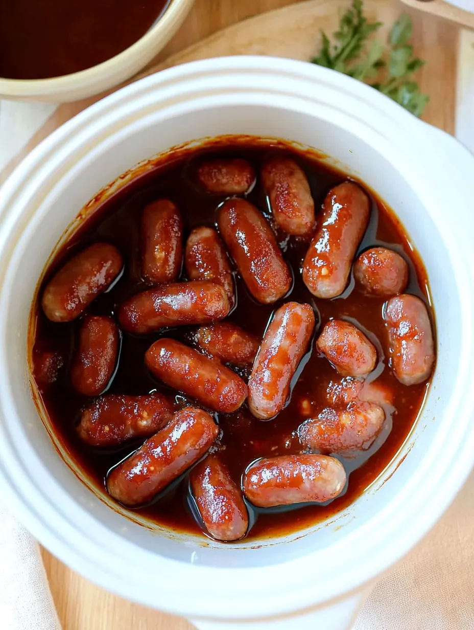 Delicious BBQ Little Smokies Crock Pot Recipe