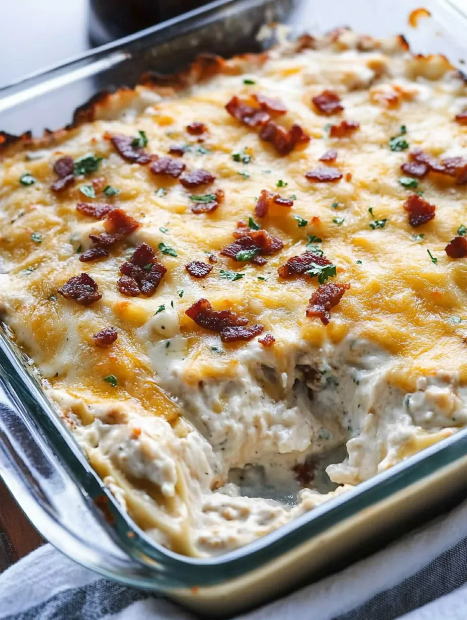 Delicious Crack Chicken Lasagna