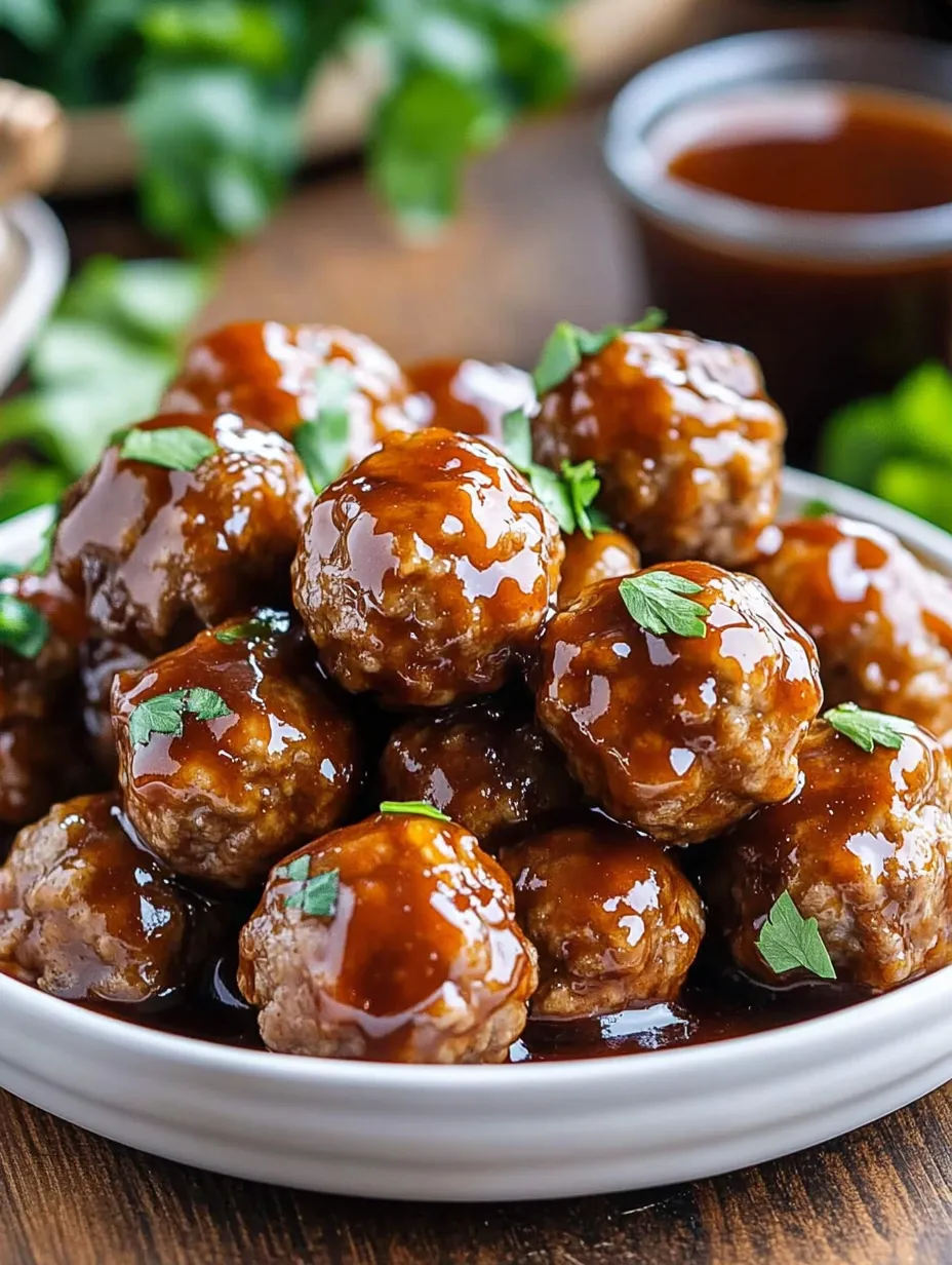 Delicious Honey BBQ Crockpot Meatballs