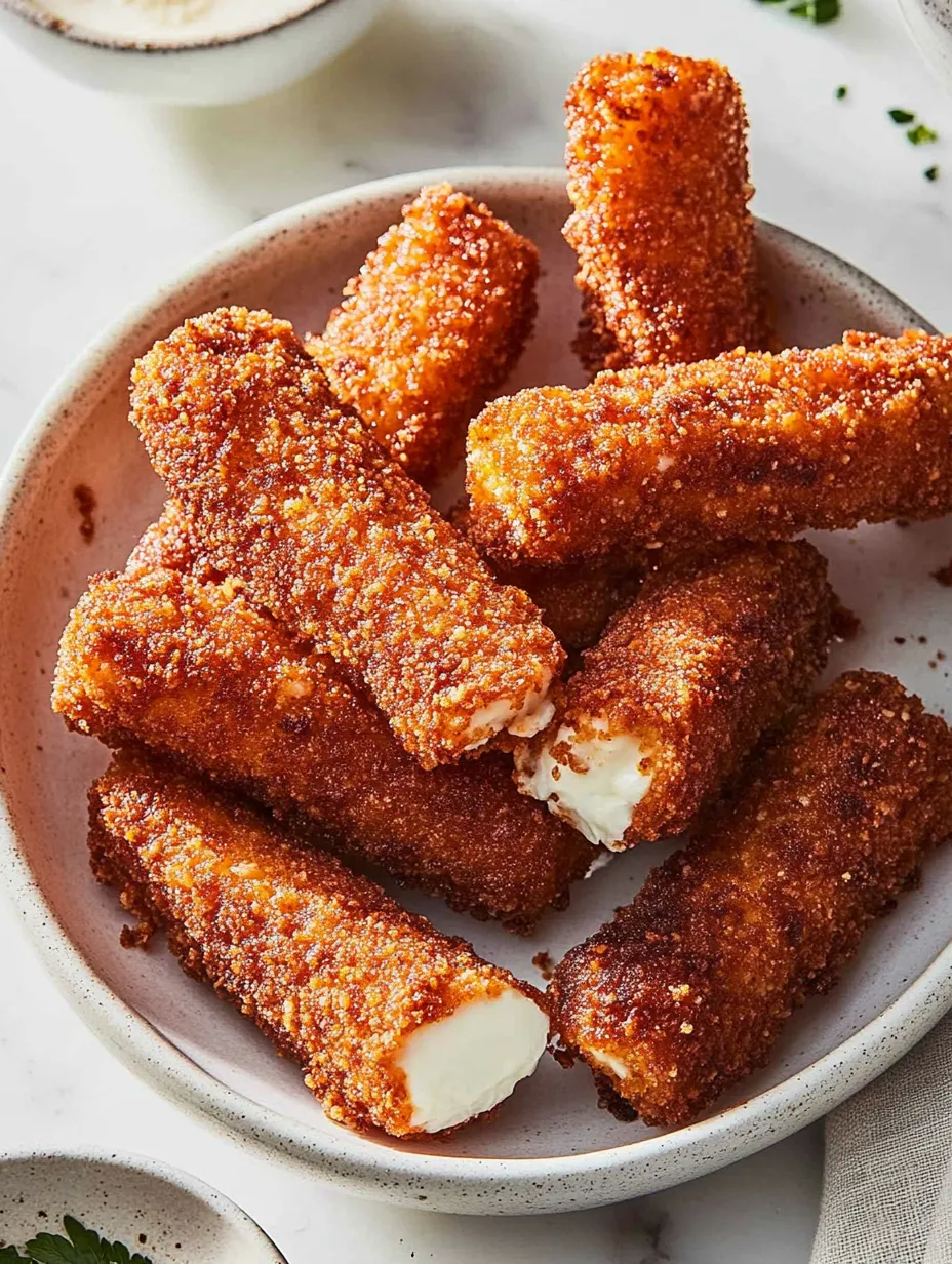 Crispy Nashville Hot Mozzarella Sticks Recipe