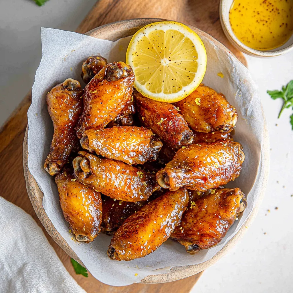 Honey Lemon Pepper Wings