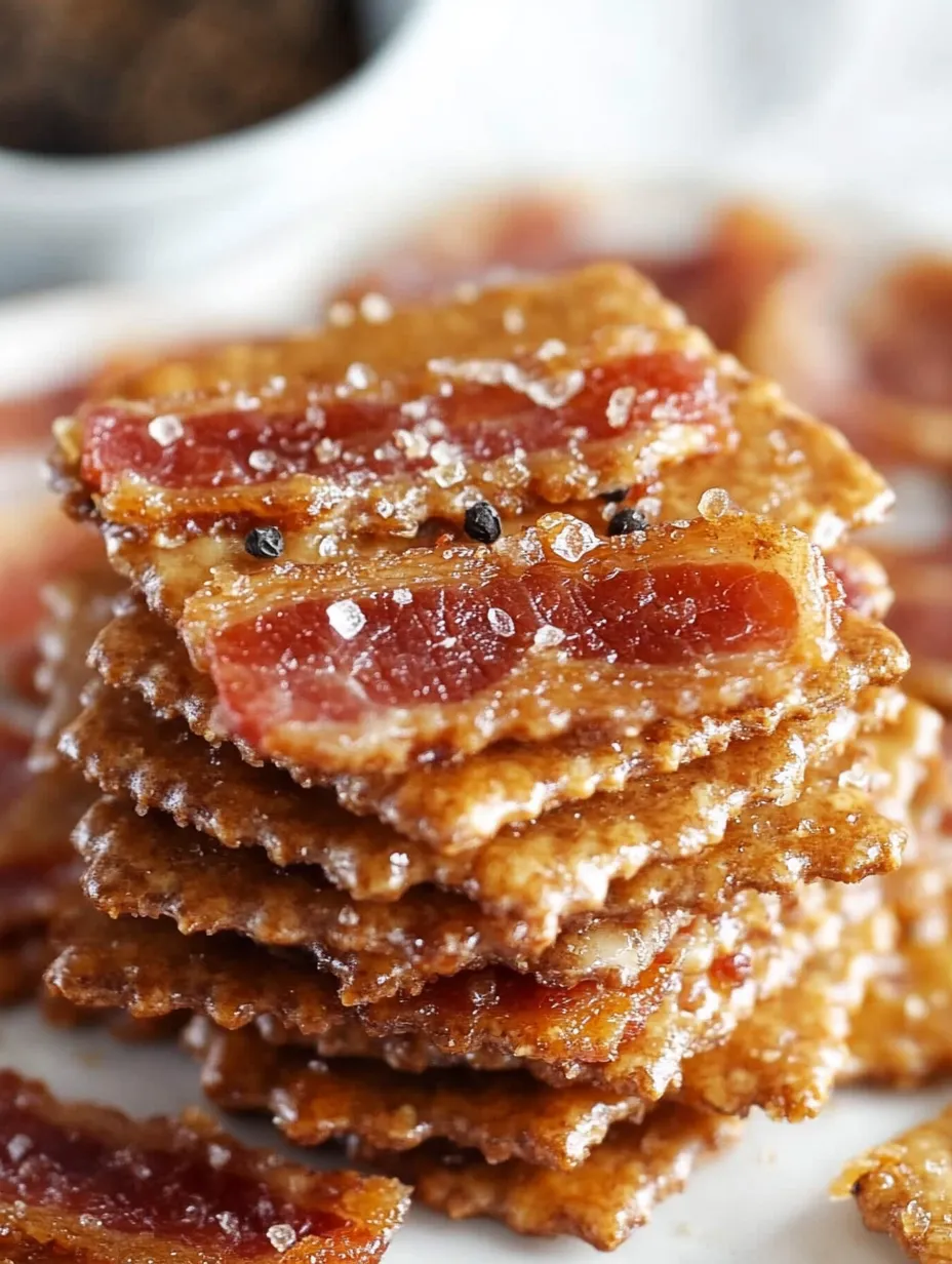 Candied Bacon Crackers Recipe