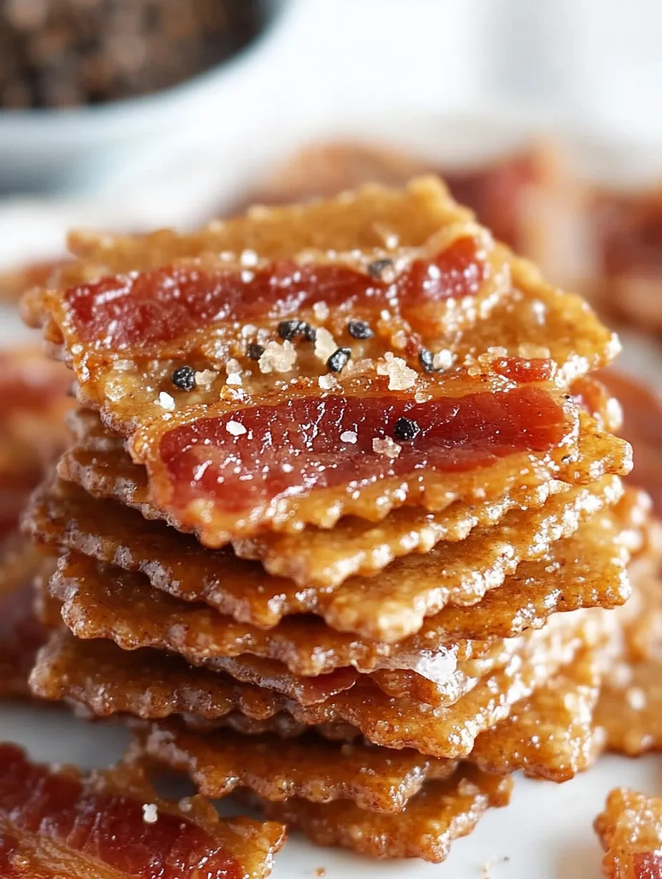 Easy Candied Bacon Crackers Recipe