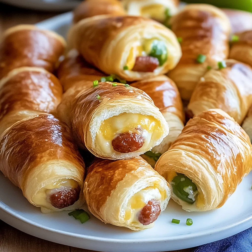 Jalapeño Popper Pigs in a Blanket