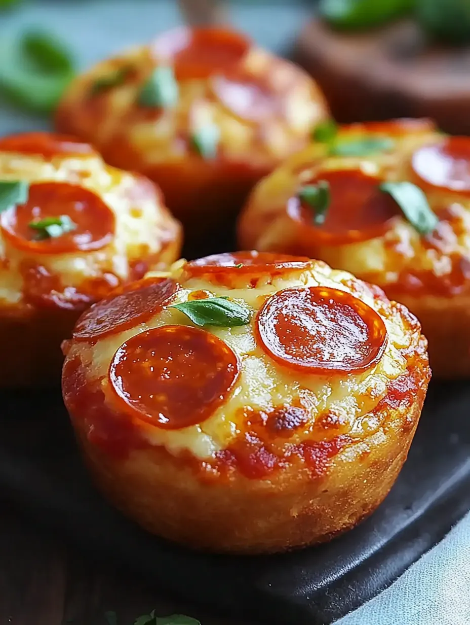 Delicious Pepperoni Pizza Muffins