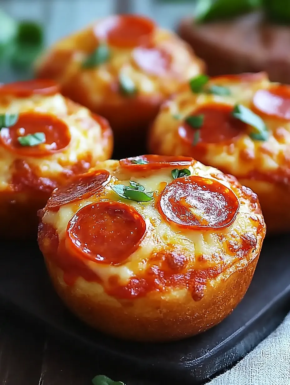 Pepperoni Pizza Muffins Recipe