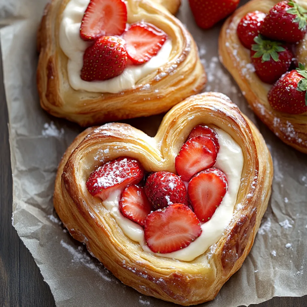 Strawberry Cream Danish