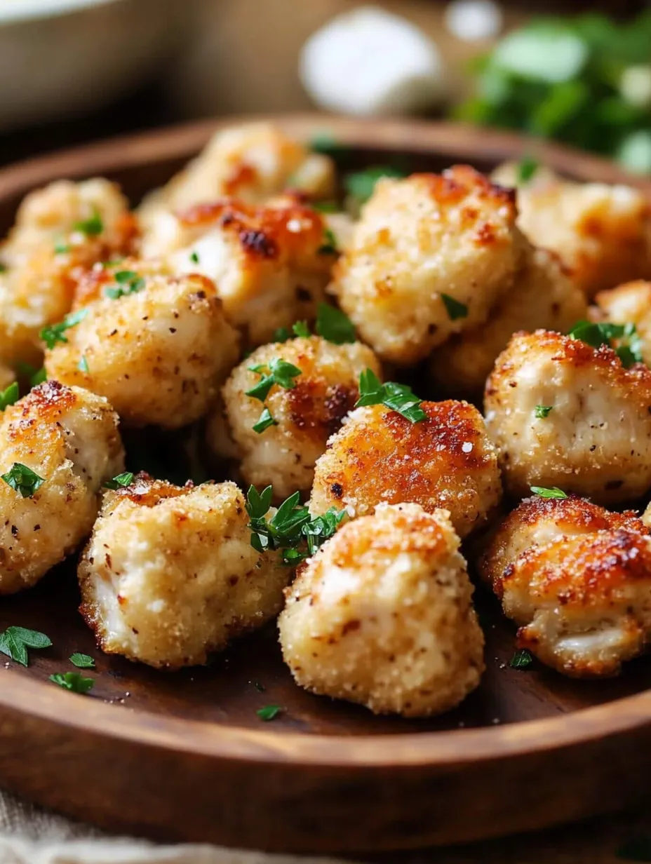 Garlic Parmesan Chicken Bites