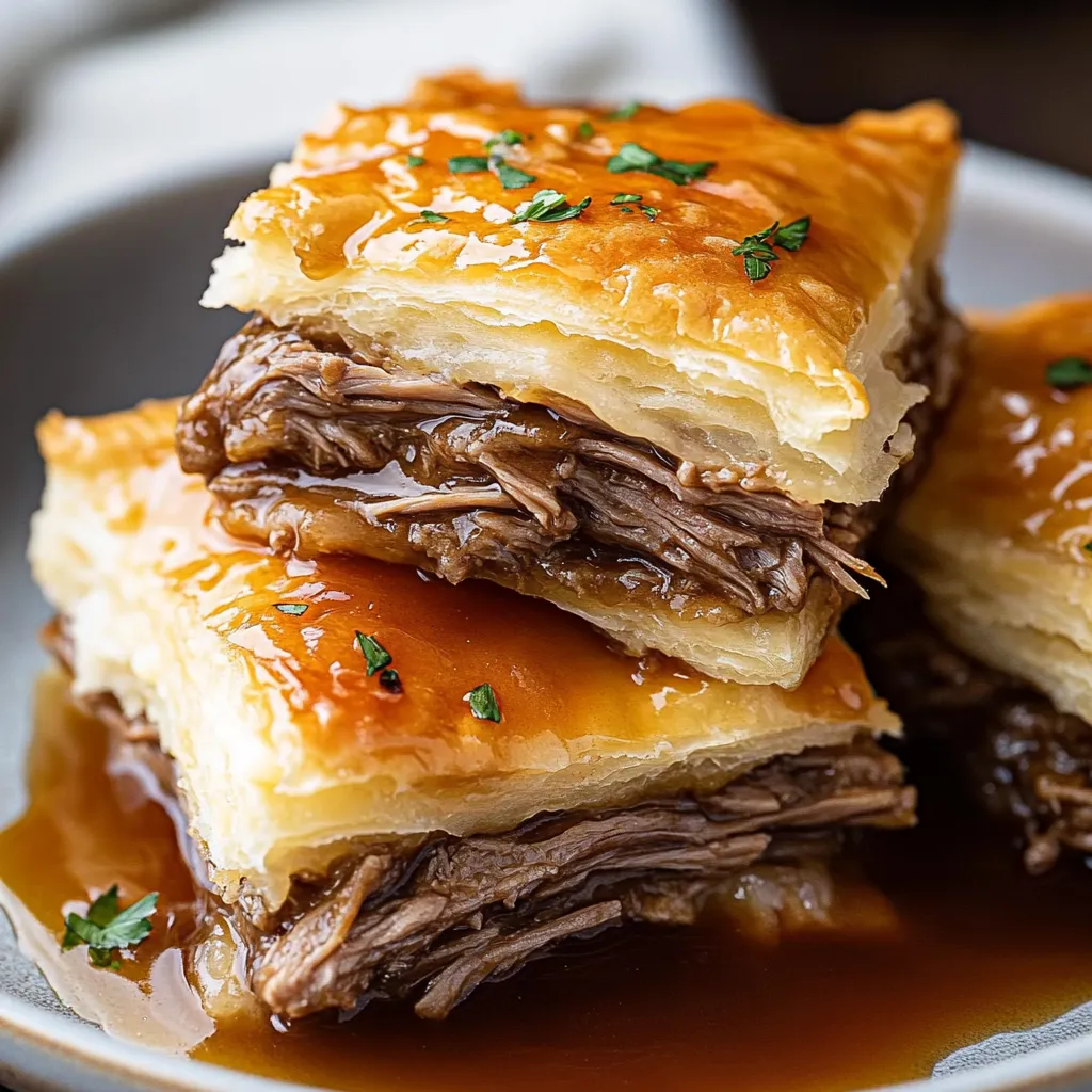 French Dip Squares