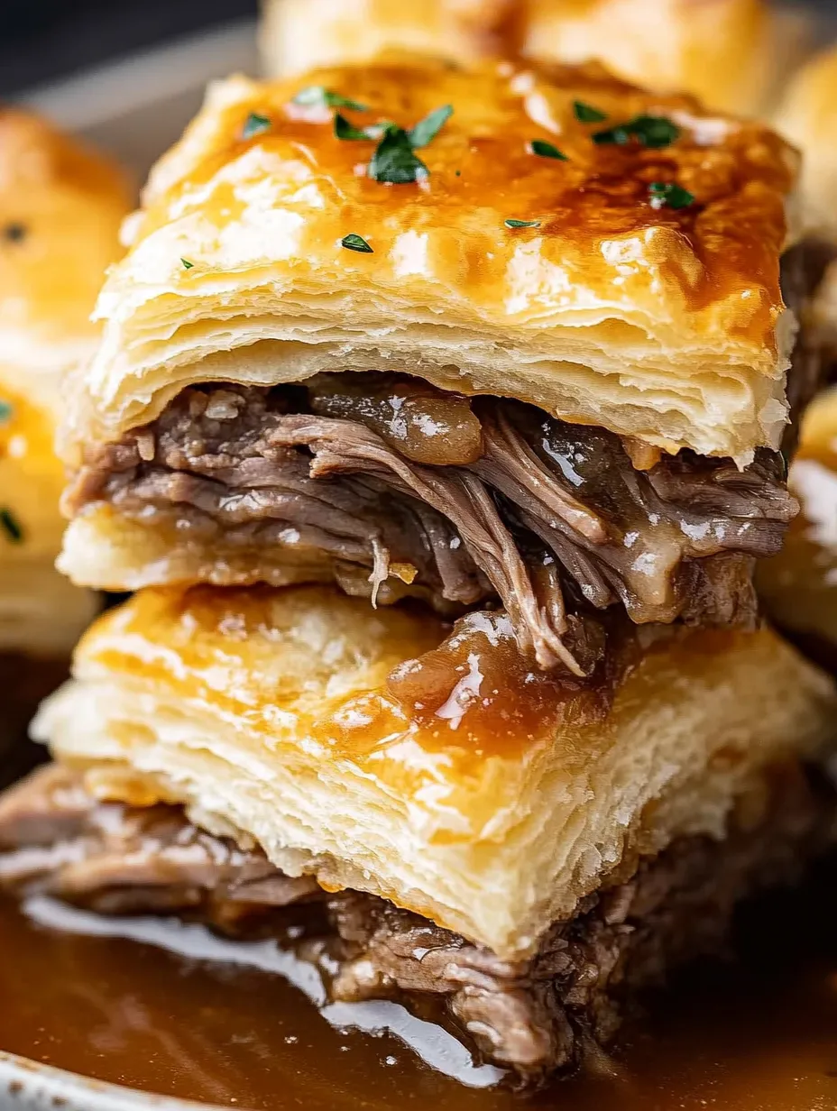 Delicious French Dip Squares