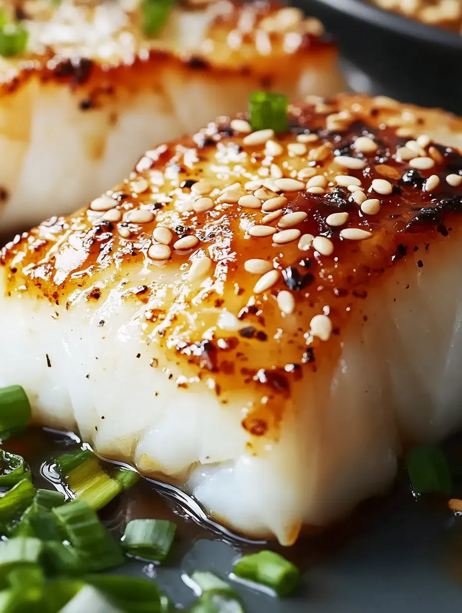 Delicious Ginger Soy-Glazed Cod