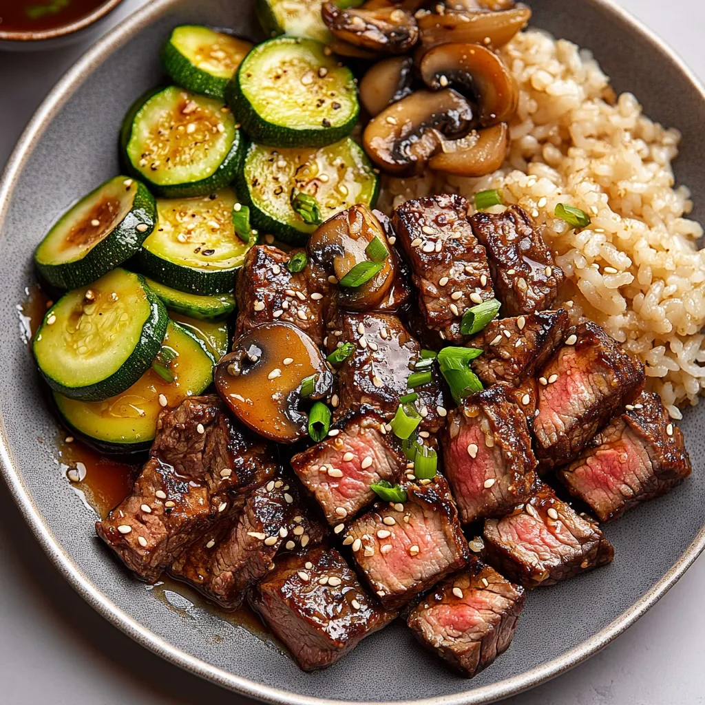 A plate of food with meat, vegetables, and rice.