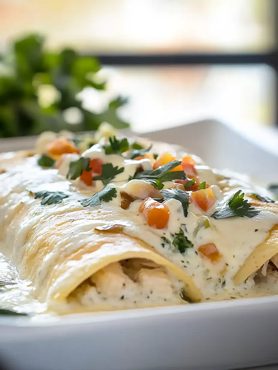 A delicious Mexican dish with a variety of toppings, including tomatoes, cheese, and herbs, is served on a white plate.