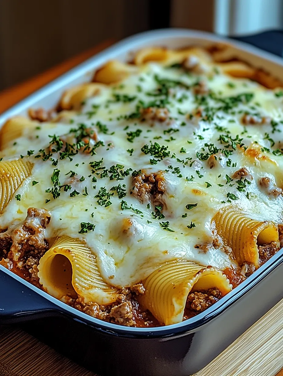 A delicious lasagna with meat and cheese.