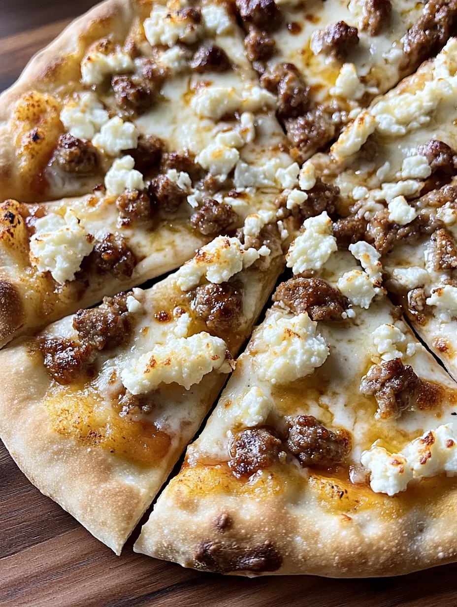 A pizza with cheese and meat on top.