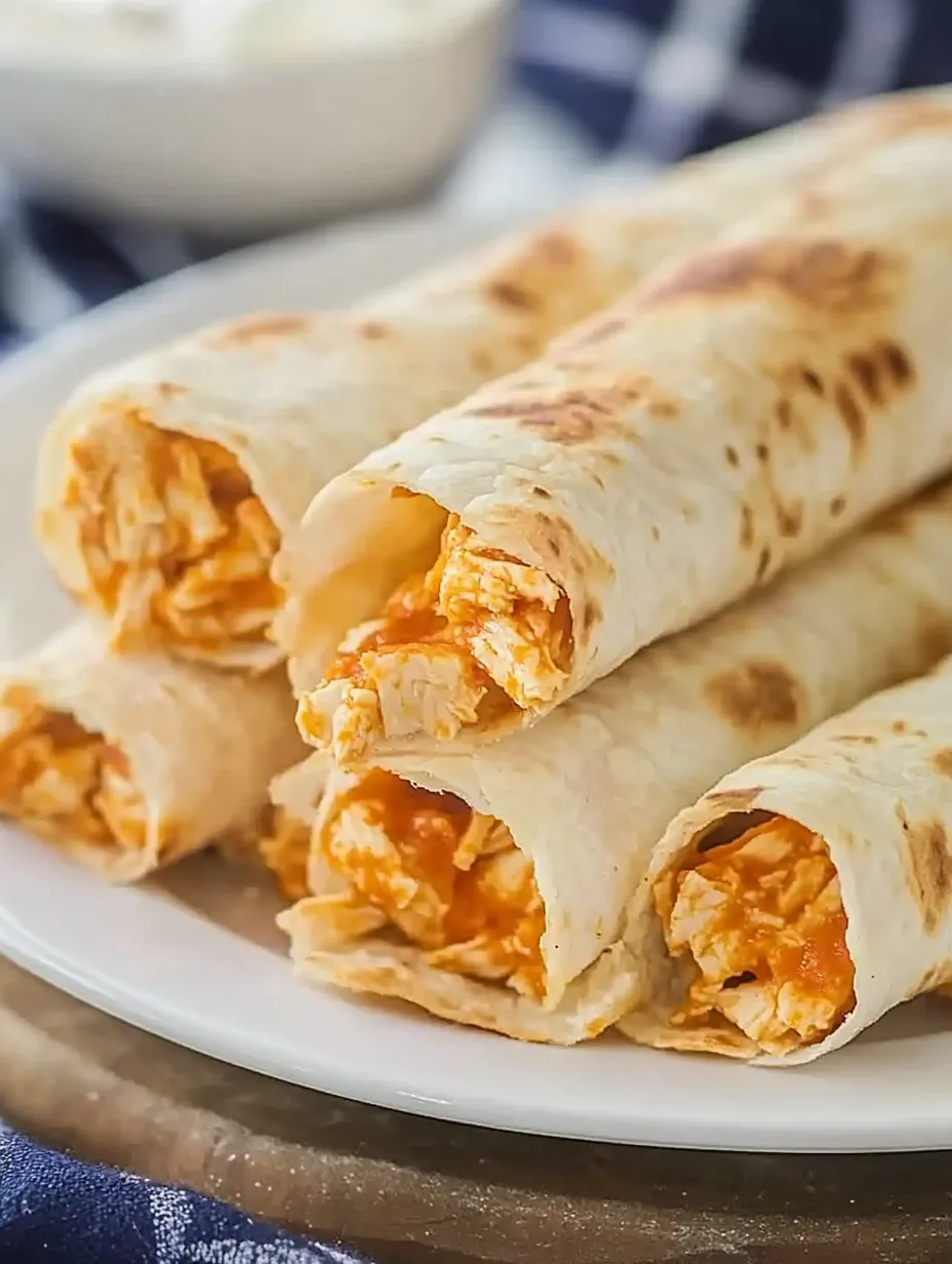 A plate with two burritos on it.