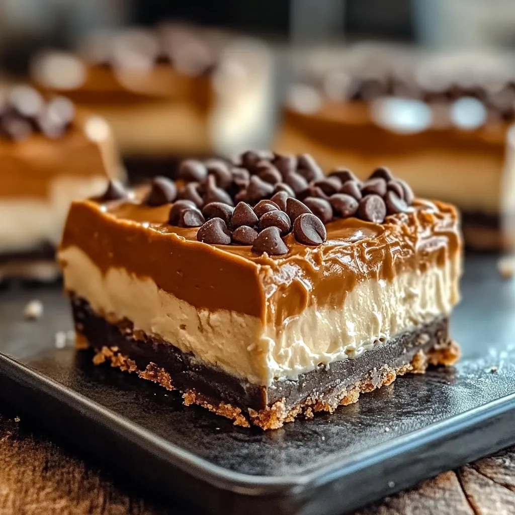 A slice of chocolate cake with chocolate chips on top.