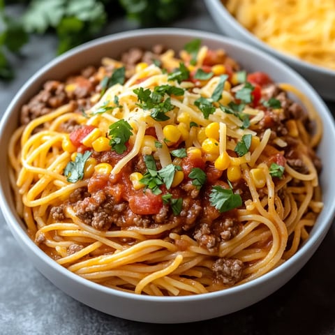 CrockPot Taco Spaghetti Recipe