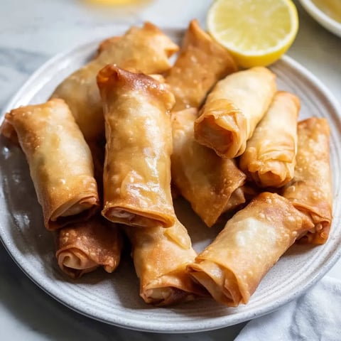 Air Fryer Copycat Panda Express Chicken Egg Rolls