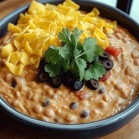 A bowl of food with a green garnish on top.